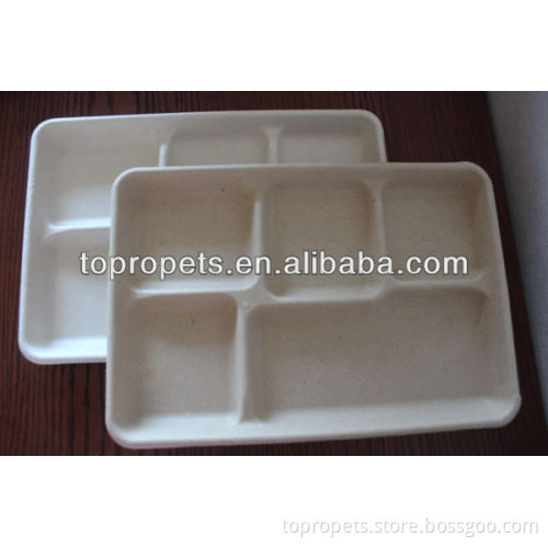 5 compartment molded tray
